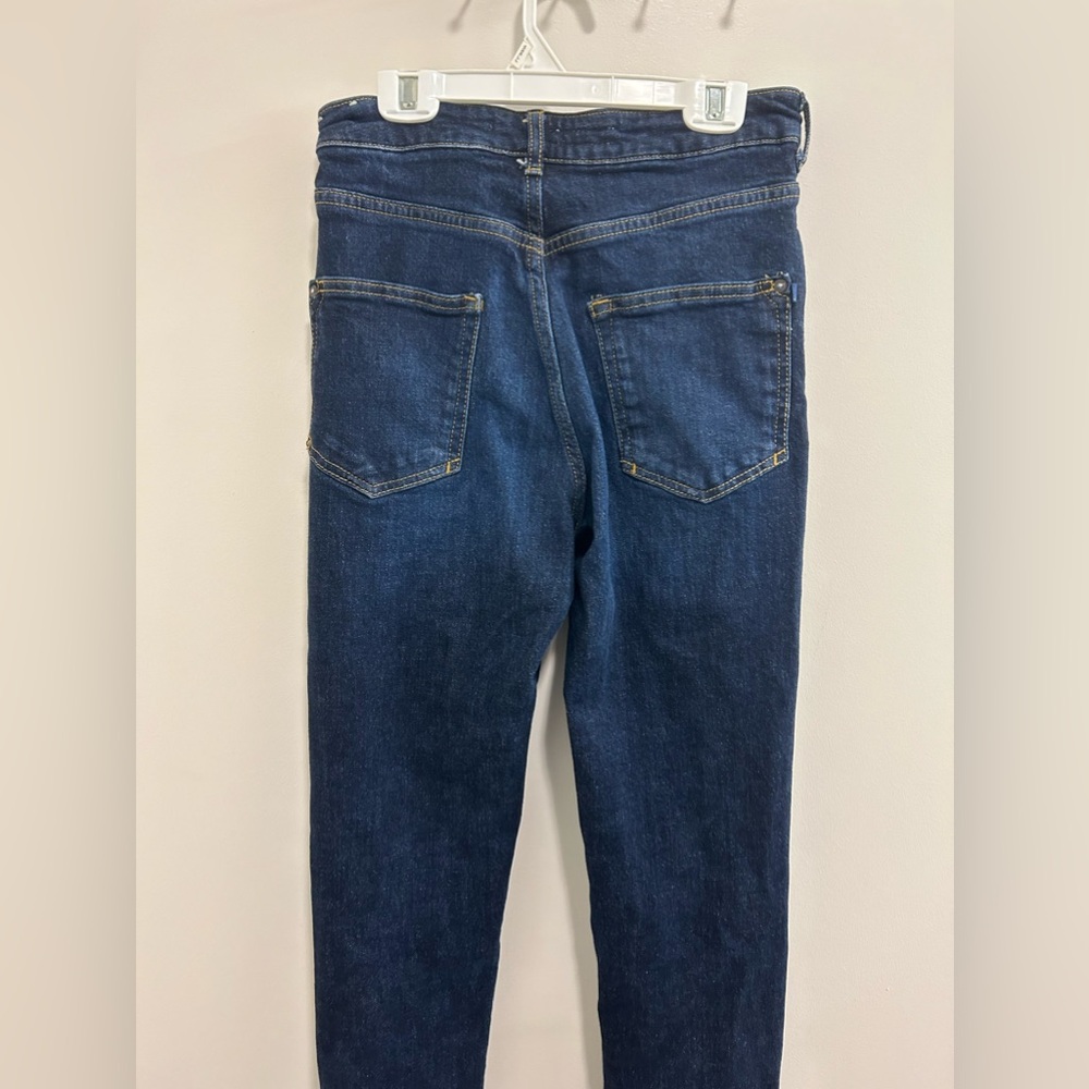 Like New Pilcro the Split Straight Jean Dark Wash Anthropologie - Picture 10 of 12